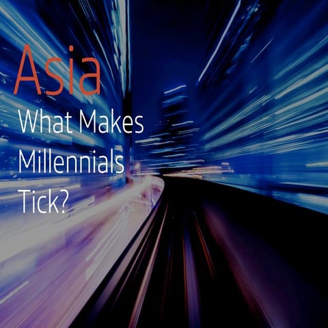 What makes Asian Millennials Tick?