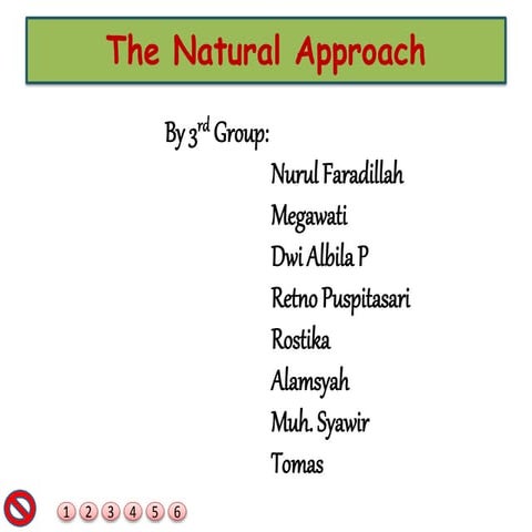 Natural approach (Group)