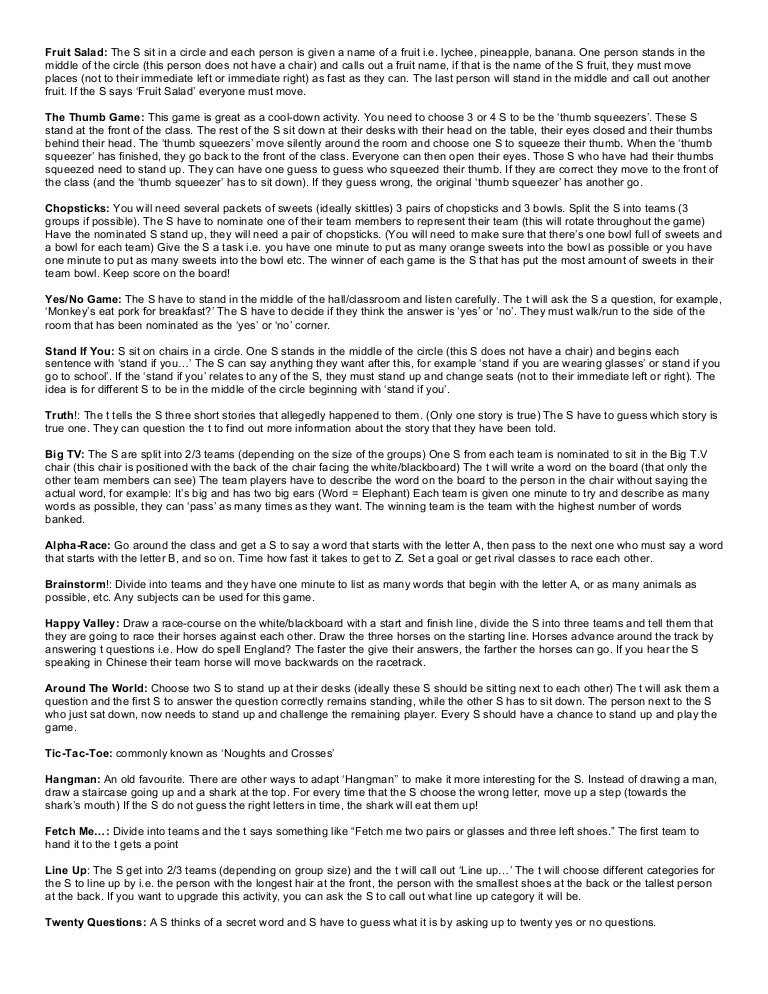 tom s tefl ideas