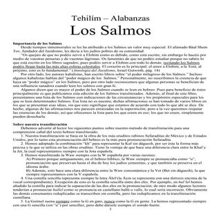 Tehilim - Salmos