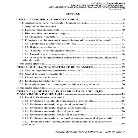 Tehnici de manevrare a bolnavului