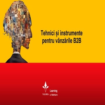 Tehnici și instrumente pentru vânzările B2B