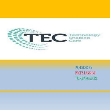 Tehnology enabled care