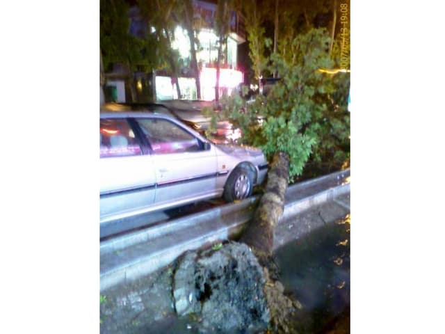 Tehran Storm Sunday 1386/02/24