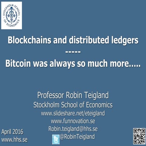 Blockchains: Bitcoin was always so much more