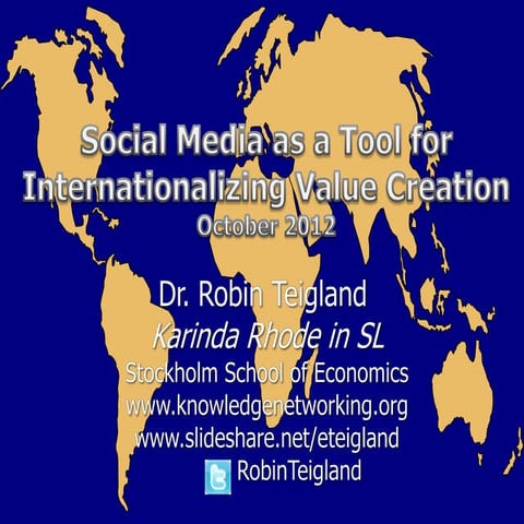 Internationalizing value creation_Teigland