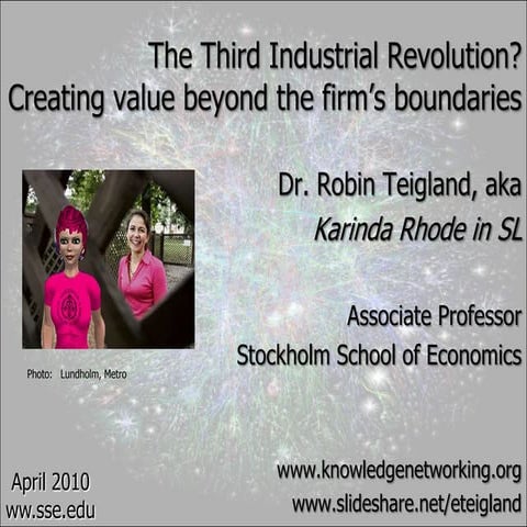 Creating Value Beyond the Firm's Boundaries: Networks, Social Media, and Virt...