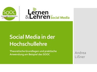 Social Media in der Hochschullehre: Blogs, Wikis, Twitter, cMOOCs