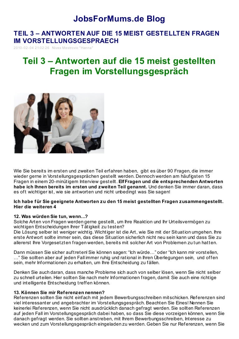 Teil 3 – antworten auf die 15 meist gestellten fragen