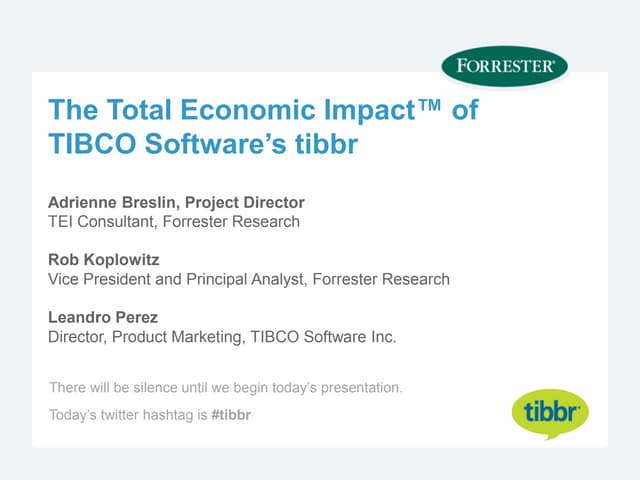 The ROI of Collaboration featuring research from Forrester