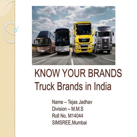 Truck Companies in India