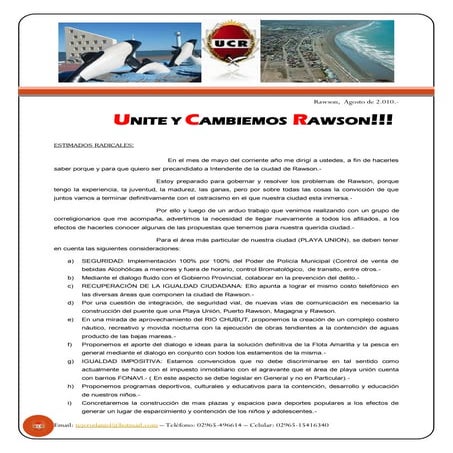 Tejero es tu intendente!!!la ultima