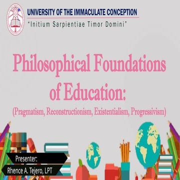 Philosophical Foundations of education PPT