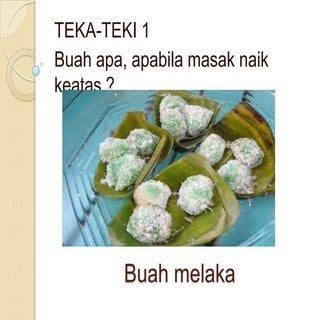 Teka teki oleh rohimah