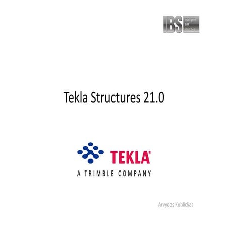Tekla Structures 21.0