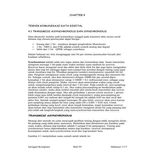 Teknik Komunikasi Data Digital