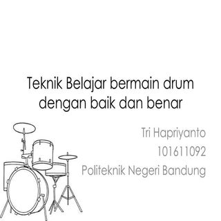 Teknik belajar bermain drum dengan ...