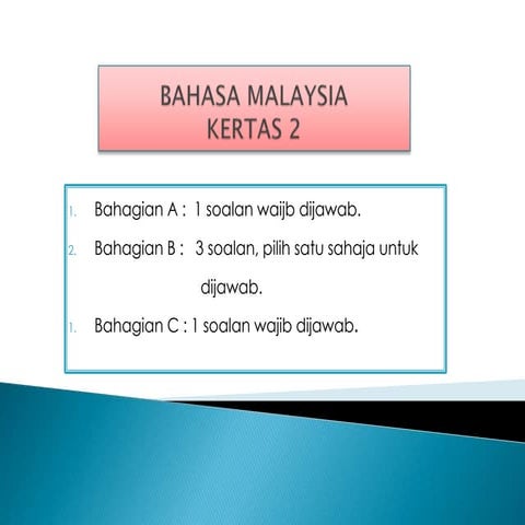 Teknik menjawab bahasa malaysia 11