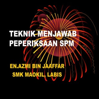 Teknik menjawab peperiksaan sains s...