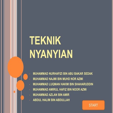 Teknik Nyanyian