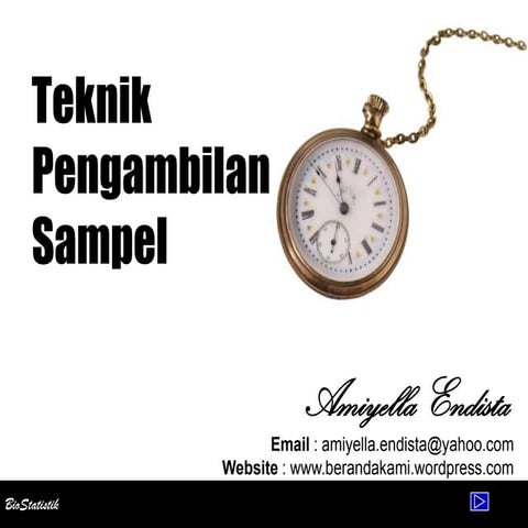 Teknik pengambilan sampel