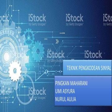 Teknik pengkodean sinyal