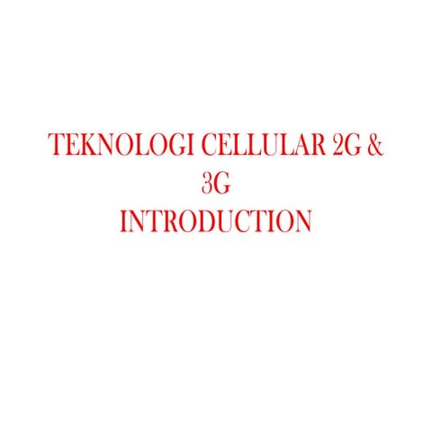 Teknologi cellular