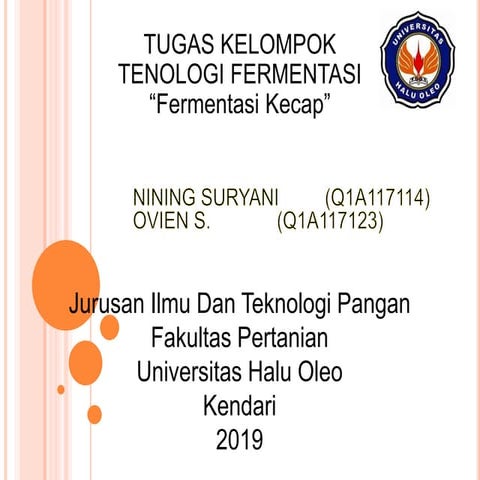 Teknologi fermentasi kecap