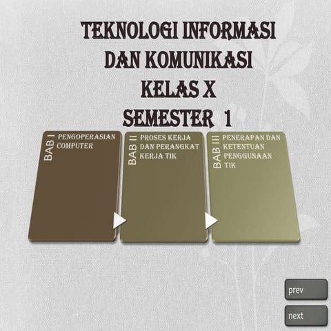 TIK Kelas X semester 1