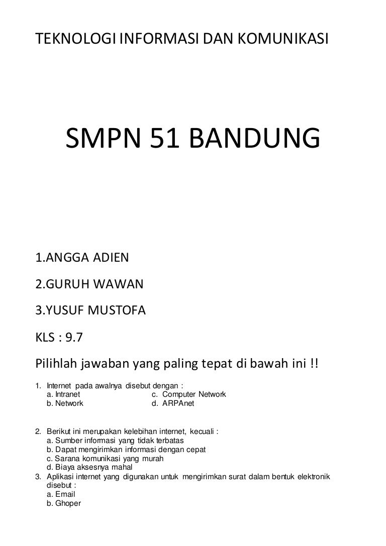 Aplikasi Internet Yang Digunakan Untuk Mengirimkan Surat Dalam Bentuk Elektronik Kumpulan Surat Penting
