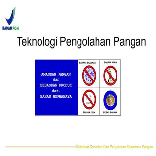 Teknologi pengolahan pangan