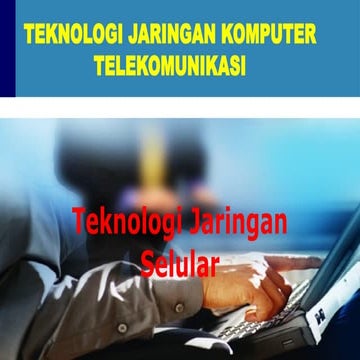 Teknologi Seluler untuk Tingkat SMK Jurusan TJKT