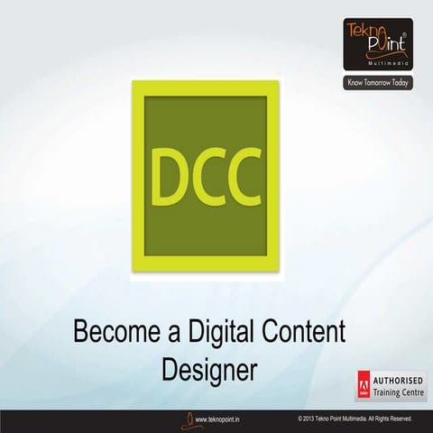 Become a Digital Content Designer
