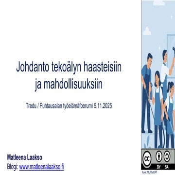 Johdanto tekoälyn haasteisiin ja mahdollisuuksiin 5.11.25