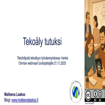 Tekoäly tutuksi. Johdanto. Omnia 21.11.25