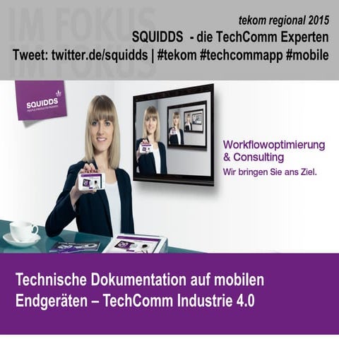 tekom regional: Technische Dokumentation auf mobilen Endgeräten