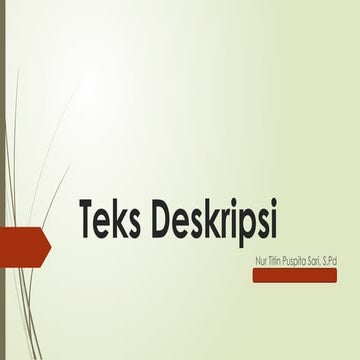 Bahan Ajar Teks Deskripsi kelas 9 SMP.pptx