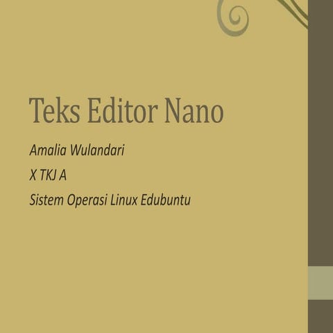 Teks Editor Nano