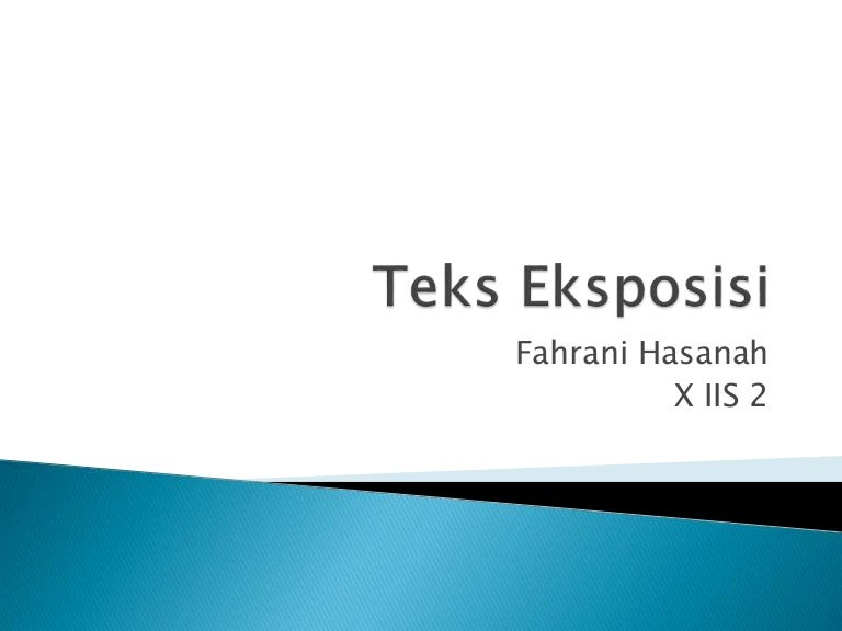 PPT TEKS EKSPOSISI