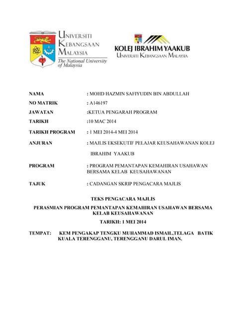 01 KERTAS KERJA - AGM INTAFF 2011