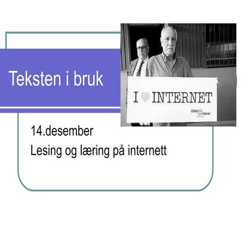 Teksten i bruk 14.12