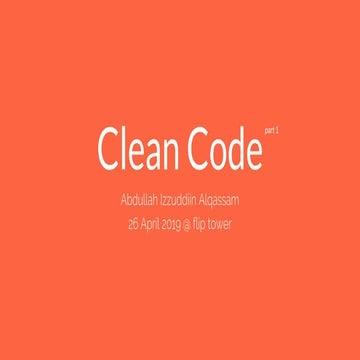 Clean Code | PPT