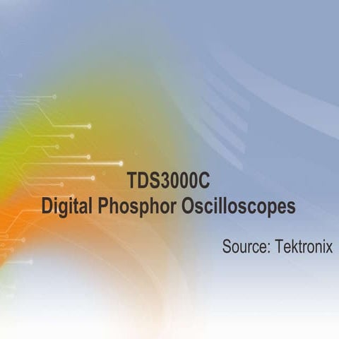 TDS3000C Digital Phosphor Oscilloscopes 
