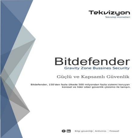 Tekvizyon bitdefender-gravityzone bulut-panel-yapılandırma