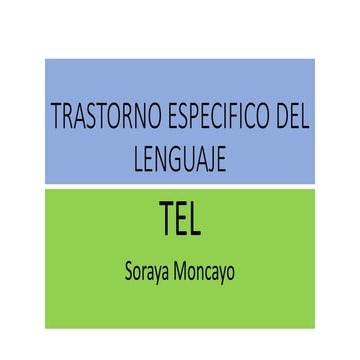 Presentación TEL | PPTX