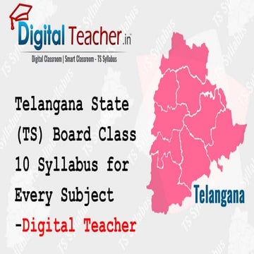 Telangana State Board Class 10 Syllabus for Every Subject -Digital Teacher.pptx