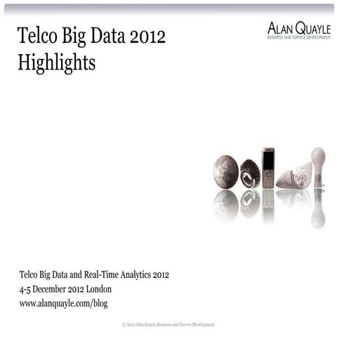 Telco Big Data 2012 Highlights