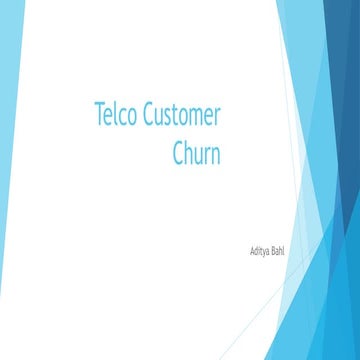Telco churn presentation