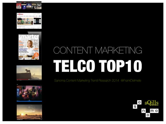 Telco Content Marketing Top10