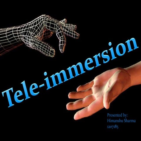 Tele immersion